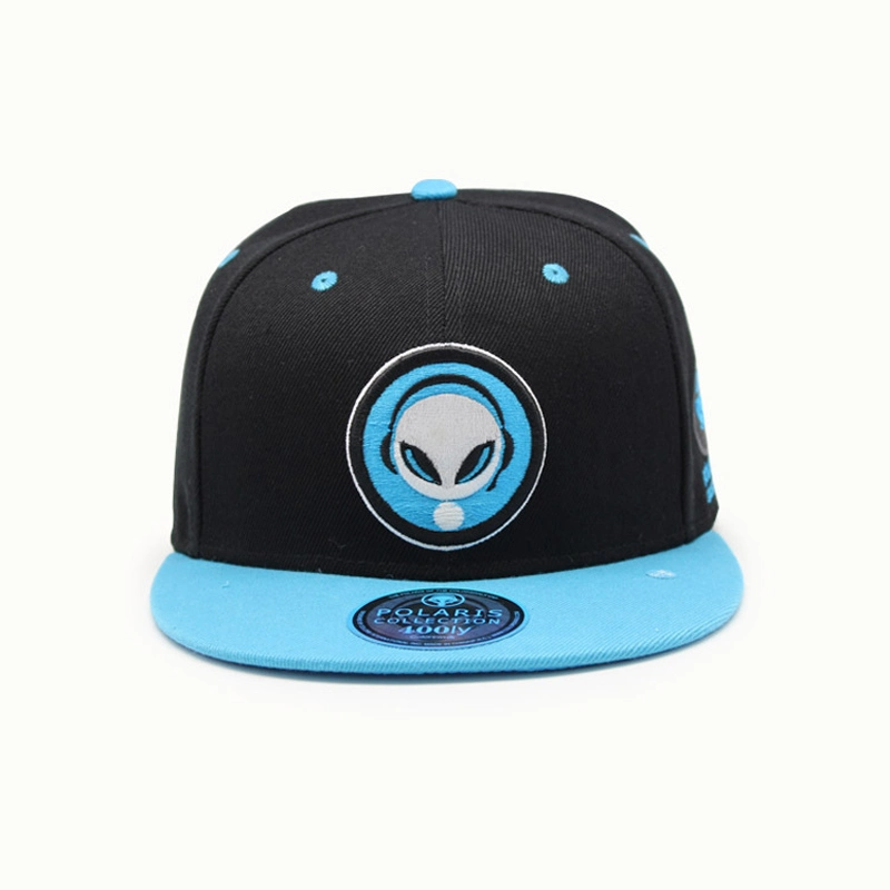 Duck Cap Hip Hop Polyester Cotton Embroidery Printed Logo Flat Plate Sun Cap Men′s and Women′s Solid Color Baseball Cap (CFCP028)