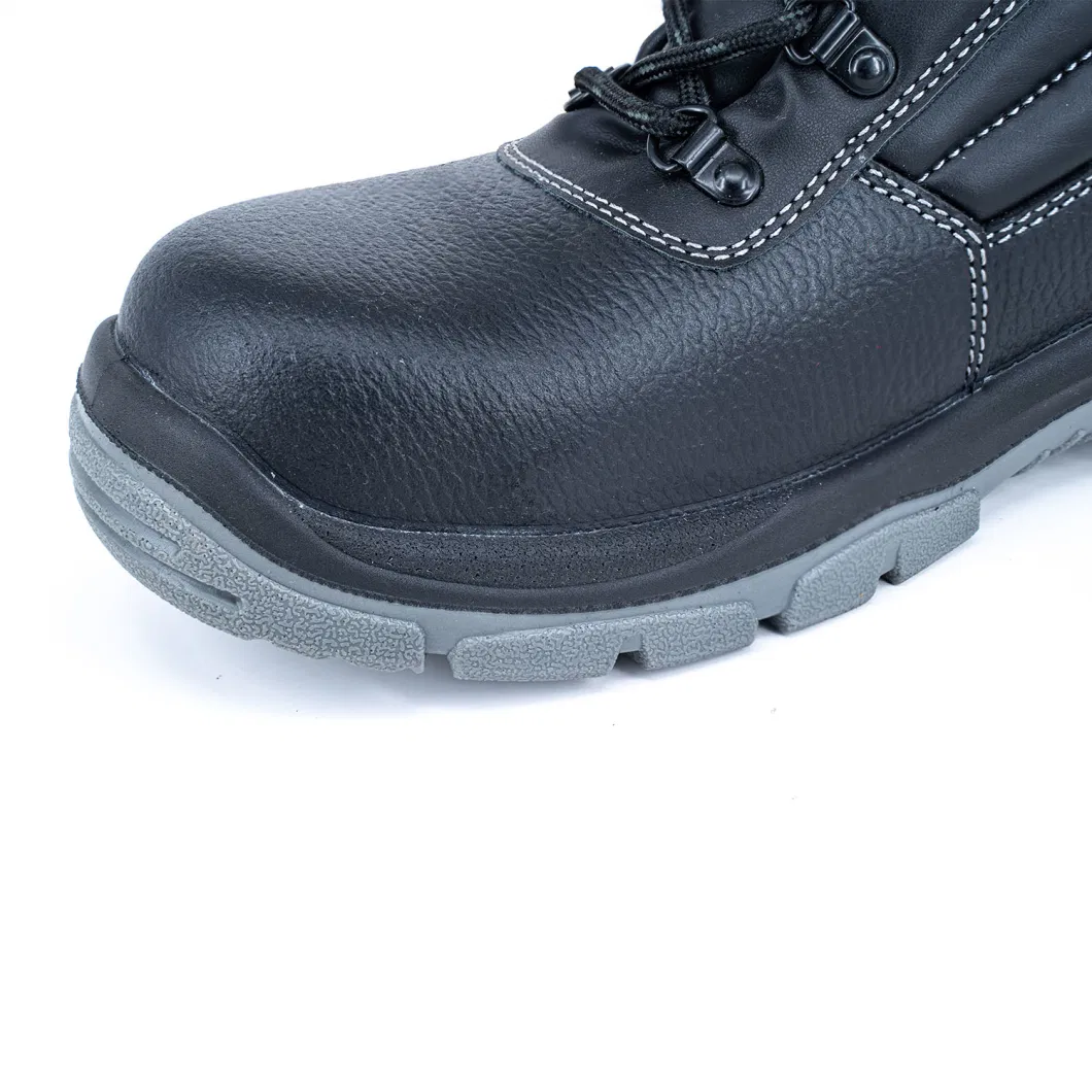 CE Sport Steel Toe PU Outsole Leather Safety Work Shoes Safety Footwear Sneakers