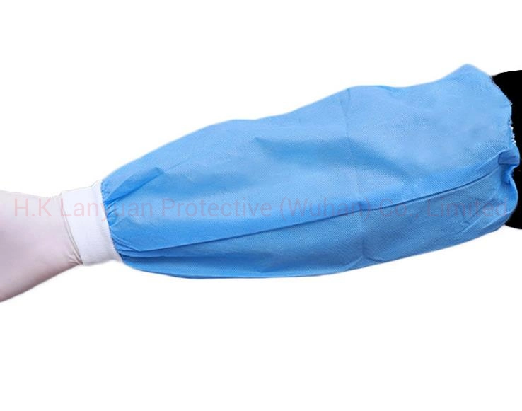 Ly Disposable Medical Sleeve Cover with Knitted Cuff