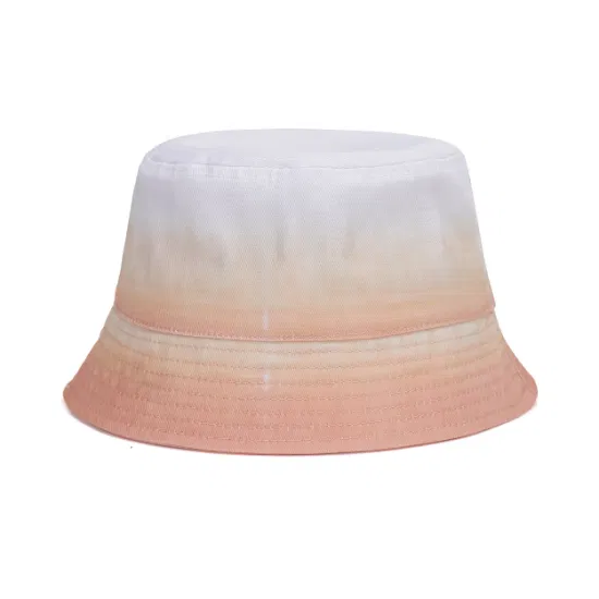 Chapeau de seau imprimé 100 % coton personnalisé pliable à la mode pour adultes