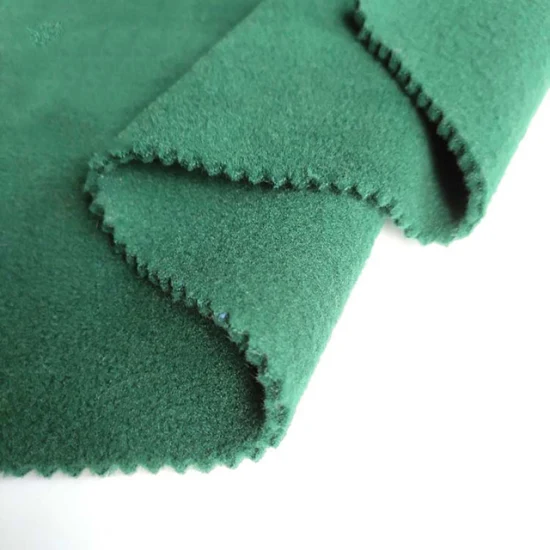 Tissu polaire micro tricoté brossé 100 % polyester pour uniformes