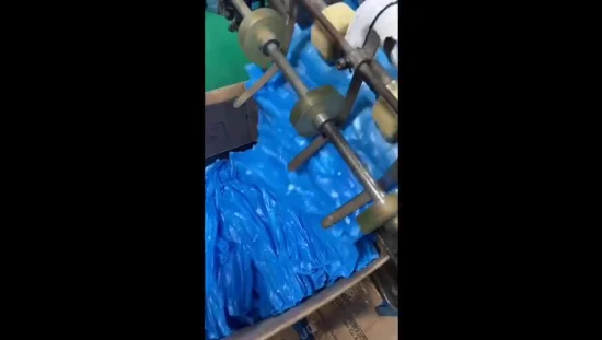 Couvre-manches jetables en PE fabriqués à la machine avec élastique au niveau du brassard et du coude
