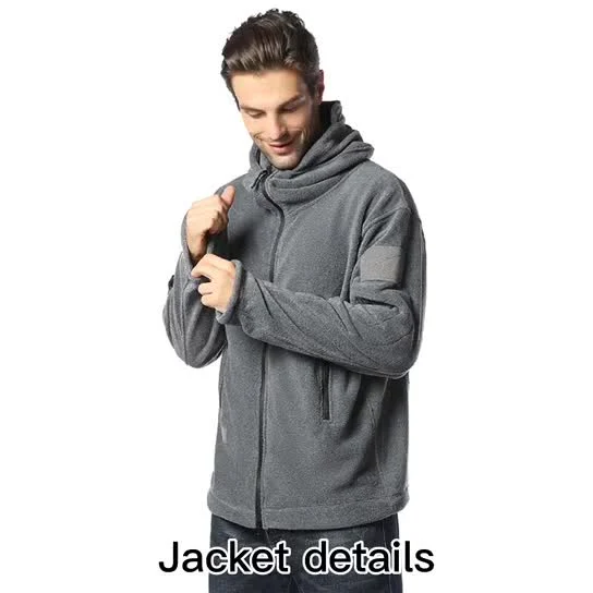 Fabrication de vêtements de manteau de veste zippée en micro polaire pour garçons de haute qualité