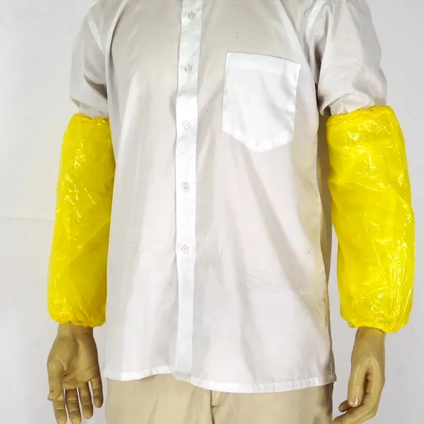 Couvercle de manchon en plastique PE jetable pour le nettoyage/nettoyage ménager